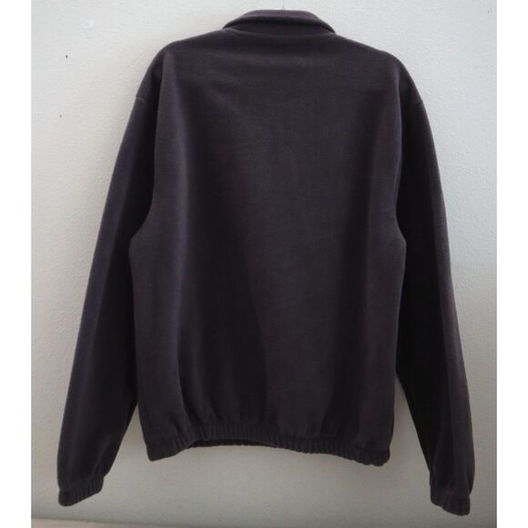 BDG Urban Outfitters Men's Sz S Purple Crest 1/4 Zip Fleece Mock Neck Pullover - Picture 2 of 7